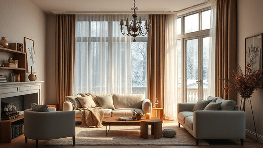 Winter Sheer Curtains: Cozy Light Filtering and Warmth Solutions