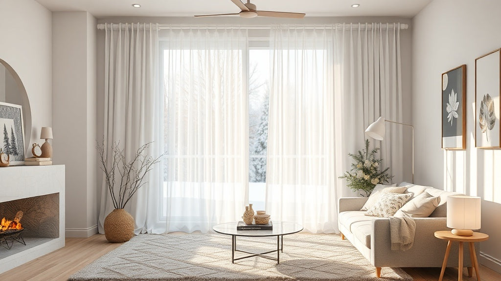 Winter Sheer Curtains: Light Filtering Drapes from $11.24