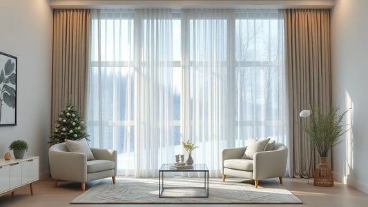 Winter Sheer Curtains: Energy-Efficient Privacy and Warmth Panels